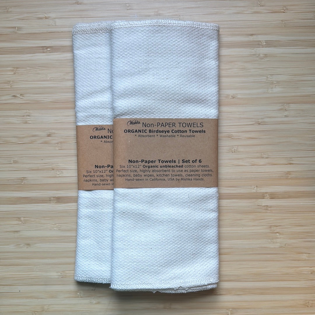 Organic Non-Paper Towels