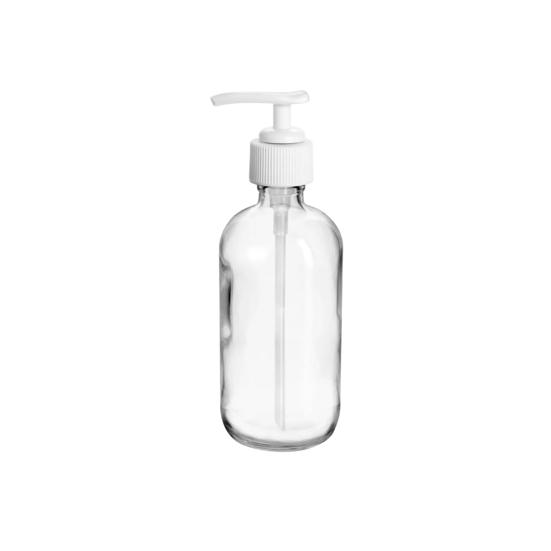 8oz Glass Bottle with Pump